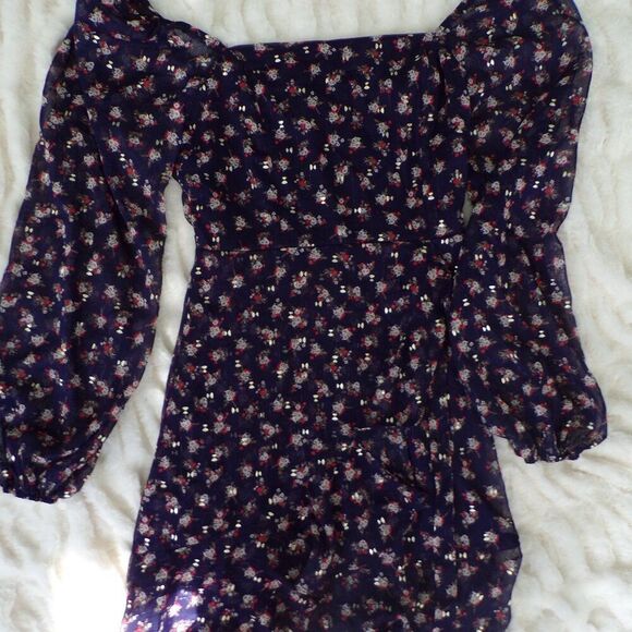Altard state shirred mini dress S - Picture 2 of 7